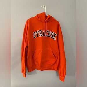 VTG Syracuse Hoodie Champion Authentic Orange Blue Size XL